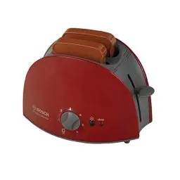 Produktbild: Theo Klein 9578 Bosch Toaster I Mit mechanischer Toastfunktion I Inklusive 2 Scheiben Spielzeugtoast I Maße: 15 cm x 12 cm 10,5 cm I Spielzeug für Kinder ab 3 Jahren, 9578-TK