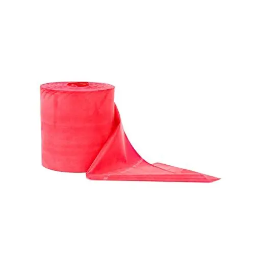 Produktbild: Theraband Original Fitness Latex-Widerstandsbänder – Vorratsrolle 45,5 Meter, 100% Naturlatex, Ideal für Rehabilitation, Muskelkonditionierung, Ganzkörpertraining, Rot | Mittel