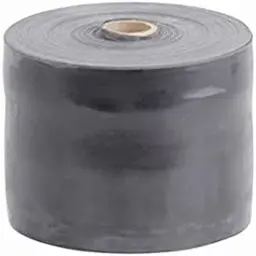 Produktbild: Theraband Original Fitness Latex-Widerstandsbänder – Vorratsrolle 45,5 Meter, 100% Naturlatex, Ideal für Rehabilitation, Muskelkonditionierung, Ganzkörpertraining, Schwarz | Extra schwer
