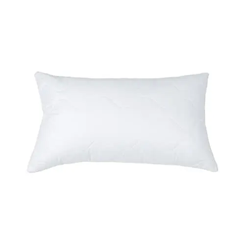 Produktbild: TherapieWelt Kopfkissen Atmungsaktiv Baumwolle Schlafkissen Geeignet für Alle Schlafpositionen Kissenfüllung Bettkissen Gesteppt Waschbar Größe: 40 x 70 cm