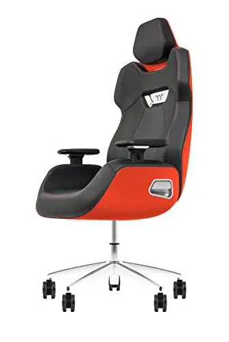 Produktbild: Thermaltake Argent E700 Gaming Chair Flaming Orange | Design by Studio F.A. Porsche | Bürostuhl | Echtleder | Ergonomisch organe