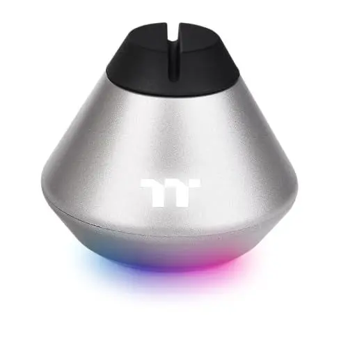 Produktbild: Thermaltake Argent MB1 RGB Gaming Mouse Bungee | Mauskabelhalter | Kabelmanagment | rutschfest | LED-Beleuchtung | Silber