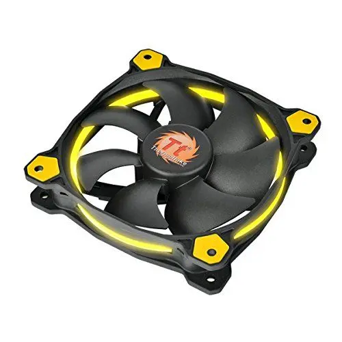 Produktbild: Thermaltake Riing 14 LED PC-Gehäuselüfter gelb