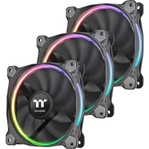Produktbild: Thermaltake Riing 14 RGB mit Software 3er Set LED Gehäuselüfter