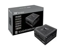 Produktbild: Thermaltake Toughpower PF1 650W | PC-ATX-Netzteil | 80-Plus-Platinum | voll-modular | leiser 140 Lüfter | EU Zertifiziert | schwarz
