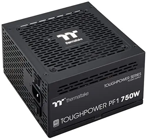 Produktbild: Thermaltake Toughpower PF1 750W | PC-ATX-Netzteil | 80-Plus-Platinum | voll-modular | leiser 140 Lüfter | EU Zertifiziert | schwarz
