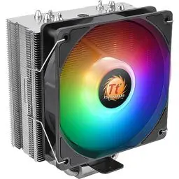 Produktbild: Thermaltake UX 210 ARGB | leiser 120-mm-PWM-Lüfter | für Intel und AMD Sockel | 5V adressierbar | grau/schwarz