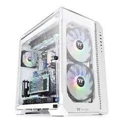 Produktbild: Thermaltake View 51 TG ARGB Edition Snow | PC-Gehäuse | E-ATX-Kompatibel | 2X vorinstallierte 200mm Lüfter | 4mm Tempered Glass | Weiß