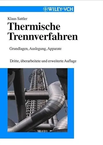 Produktbild: Thermische Trennverfahren: Grundlagen, Auslegung, Apparate