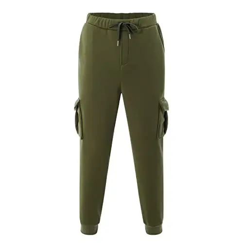 Produktbild: Thermo Jogginghose Herren Winter 3XL Jogginghose männer Baggy mit Print Jogginghosen Set männer Palazzo Hose grau Wanderhose männer Zip Off Sommer Winter Wanderhose männer kurzgröße
