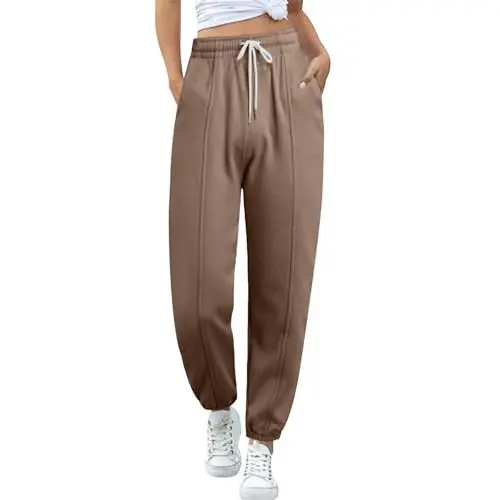 Produktbild: Thermo Umstandsleggings,Damen Outdoorhose,Joggers Women,Baumwoll Leggings Damen schwarz,Bequeme Hose Damen,Schlupfhose Damen,gefütterte Jogginghose Damen,Schlafanzug frottee Damen,Leggings warm,Hosen