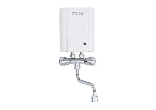 Produktbild: Thermoflow Elex 3,5Arm Klein-Durchlauferhitzer / 230 V/druckloser Durchlauferhitzer mit Zweigriffarmatur/Warmwasser bis 25 °C/G 3/8“ Anschluss / 2 L/min/für Waschbecken & Küchenspülen