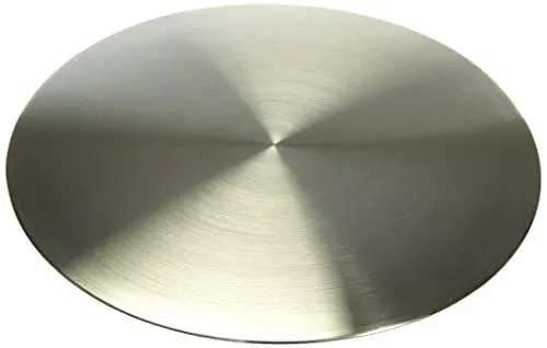 Produktbild: thermohauser Tortenplatte (Stahl rostfrei), rund, Durchmesser 31,5x3,0 cm, mit stabilem Ringfuß, Silber