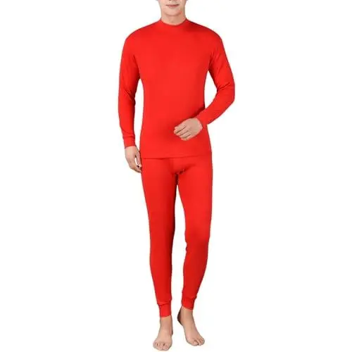 Produktbild: Black Friday Offers Thermokleidung Herren Lange Thermounterhose Herren Funktionsunterwäsche Männer Thermounterwäsche 164 Heizung Thermounterwäsche,Thermounterwäsche Herren Blau,Winter Unterwäsche