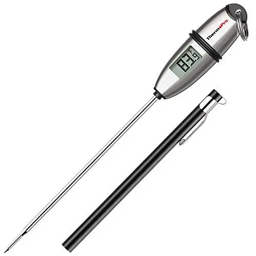 Produktbild: ThermoPro TP02S Digitales Fleischthermometer Bratenthermometer Thermometer Kochen Küchenthermometer Grillthermometer mit langer Sonde, für Braten, Kochen, Grillen/BBQ, Backen, Baby-Ernährung