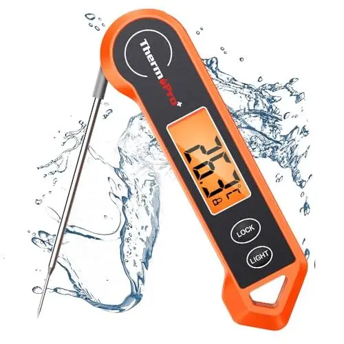 Produktbild: ThermoPro TP19H Fleischthermometer Grillthermometer Digital Thermometer kochen Bratenthermometer mit Langer Sonde und LCD Bildschirm Küchenthermometer Weinthermometer für Steak Essen Tea BBQ Backen