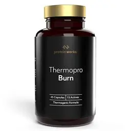 Produktbild: Thermopro Tabletten | Preworkout Supplement mit Koffein | Reduziert Müdigkeit & Erschöpfung | Hilft beim Abnehmen | THE PROTEIN WORKS | 45 Kapseln