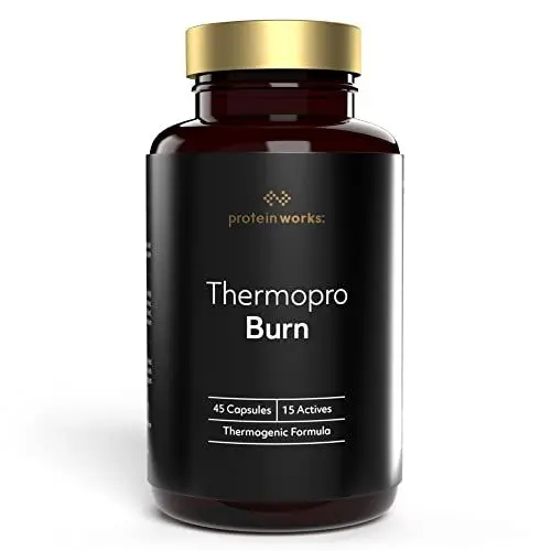 Produktbild: Thermopro Tabletten | Preworkout Supplement mit Koffein | Reduziert Müdigkeit & Erschöpfung | Hilft beim Abnehmen | THE PROTEIN WORKS | 45 Kapseln