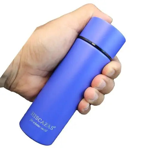 Produktbild: Thermosflasche Klein Dopper Edelstahl 150 ml, Mini-Größe Trinkflasche #316 Edelstahl (Blau)
