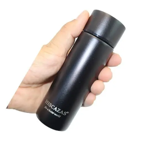 Produktbild: Thermosflasche Klein Dopper Edelstahl 150 ml, Mini-Größe Trinkflasche Edelstahl #316 (Schwarz)