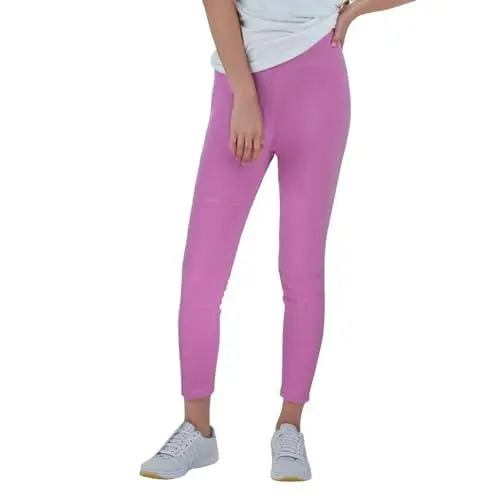 Produktbild: Thermounterwäsche Damen Baumwolle Wollhose Fleece gefüttert Knieschützer Herbsthose Innensamthose Verdickte Einfarbige Thermohose Winterhose (XL)