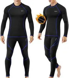 Produktbild: MOBIUSPHY Thermounterwäsche Herren, Funktionsunterwäsche Skiunterwäsche Winter Thermowäsche Set Warm Weich Funktionswäsche atmungsaktiv Thermo Unterwäsche Thermounterhemd Thermounterhose für Männer S