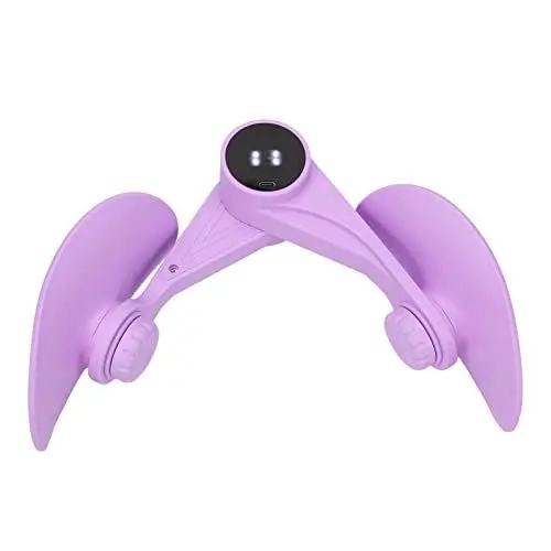 Produktbild: Thigh Master Big, Multifunktionales Beckenmuskel-Kegel-Trainingsgerät mit Dreieckiger Struktur und Intelligentem Zähler für das Innere Oberschenkel-Trainingsgerät, Lila