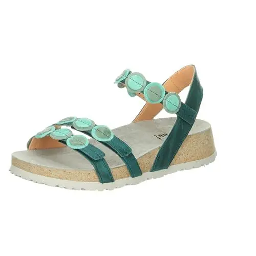 Produktbild: THINK! Damen AIDA nachhaltige Wechselfußbett Pumps, Rose, 1. EU