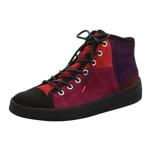 Produktbild: THINK! Damen Kumi Leder gefütterte nachhaltige Boots, 0000 SCHWARZ/Kombi, 40 EU