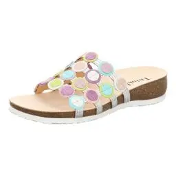 Produktbild: Think! Damen Julia Nachhaltige Pantolette, Silver Kombi 9000, 39 EU