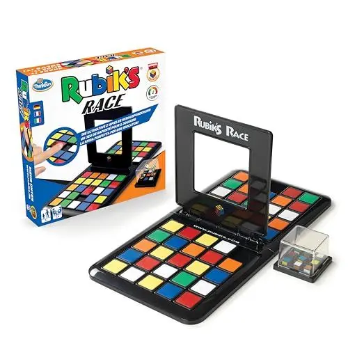 Produktbild: ThinkFun - 76399 - Rubik's Race - Die Herausforderung für Fans des original Rubik's Cubes, temporeiches Spiel für 2 Spieler, Denkspiel für Erwachsene und Kinder ab 7 Jahren