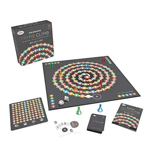 Produktbild: ThinkFun - 76429 - Prime Climb - Das farbenfrohe Mathespiel für Jungen und Mädchen ab 10 Jahren, auch für Erwachsene. Spielerisches Mathematiktraining für das Gehirn.