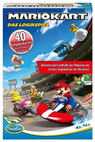 Produktbild: Thinkfun - 76536 - Mariokart - Das Logikspiel - Das rasante Kombinations- und Deduktionsspiel. Finde durch Logik heraus, wer das Rennen gewinnt!