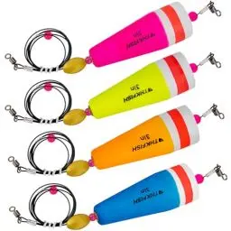 Produktbild: THKFISH Posen Angeln Schwimmer Angelposen Set 4 Stück Popping (Gemischte Farben, 3in)