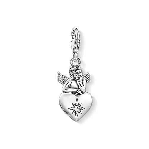 Produktbild: Thomas Sabo Charm-Anhänger Schutzengel mit Herz Silber 1735-643-14