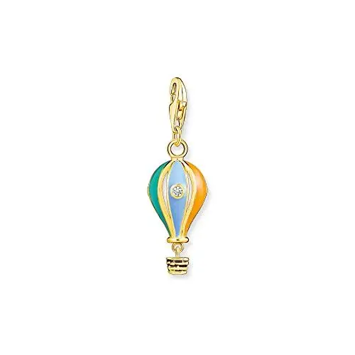 Produktbild: THOMAS SABO Charm-Anhänger bunter Heißluftballon 18 Karat vergoldetes Silber 1922-565-7