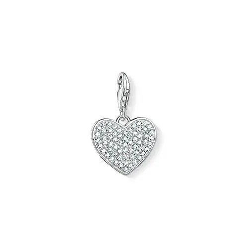 Produktbild: THOMAS SABO Damen-Charm-Anhänger Grünes Kleeblatt Charm Club 925 Sterling Silber 1562-475-6