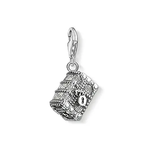 Produktbild: THOMAS SABO Damen-Charm-Anhänger Schatztruhe Charm Club 925 Sterling Silber 1523-347-21