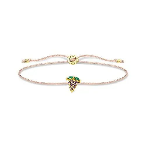 Produktbild: THOMAS SABO Damen Armband Gold Little Secret Weintraube 925 Sterlingsilber LS127-472-7-L20V