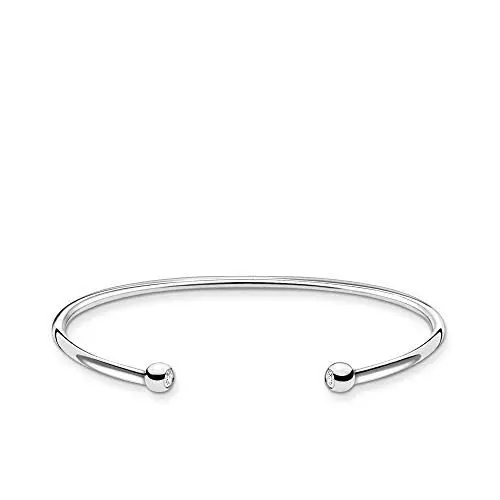 Produktbild: Thomas Sabo Armreif Kugeln mit Stein 925 Sterling Silber AR103-051-14-L17,5