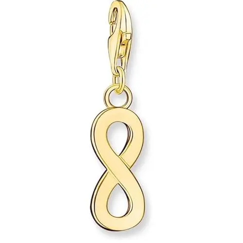 Produktbild: Thomas Sabo Charm-Anhänger Unendlichkeitszeichen 18 Karat vergoldetes Silber 1990-413-39