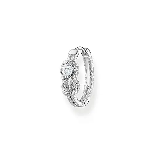 Produktbild: THOMAS SABO Einzel Creole Seil mit Knoten silber 925 Sterling Silber CR695-051-14