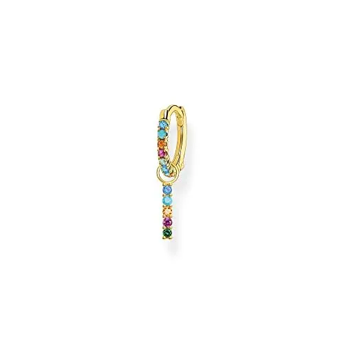 Produktbild: THOMAS SABO Einzel Creole mit bunten Steinen und Anhänger