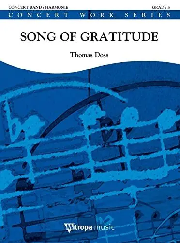 Produktbild: Thomas Doss-Song of Gratitude-Concert Band/Harmonie-SET