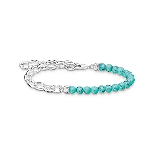 Produktbild: Thomas Sabo Armband mit blauen Perlen 925 Sterling Silber A2098-404-17-L17
