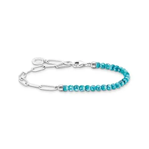 Produktbild: Thomas Sabo Armband mit blauen Perlen 925 Sterling Silber A2099-404-17-L17