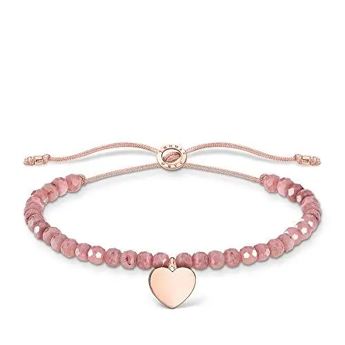 Produktbild: Thomas Sabo Armband rosa Perlen mit Herz vergoldetes Silber A1985-893-9-L20V