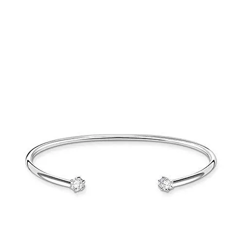 Produktbild: Thomas Sabo Armreif weißer Stein 925 Sterling Silber AR104-051-14-L17,5
