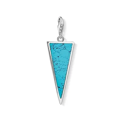 Produktbild: Thomas Sabo Damen-Anhänger Dreieck türkis 925 Sterling Silber Y0024-404-17