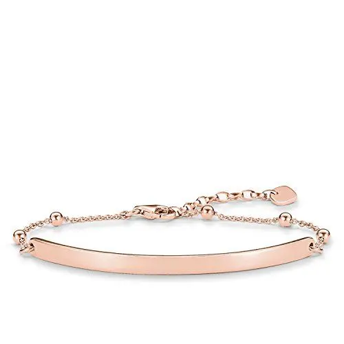 Produktbild: Thomas Sabo Damen-Armband Love Bridge 925 Sterling Silber 750 rosegold vergoldet Länge von 16.5 bis 19.5 cm Brücke 5.4 cm LBA0044-415-12-L19,5v